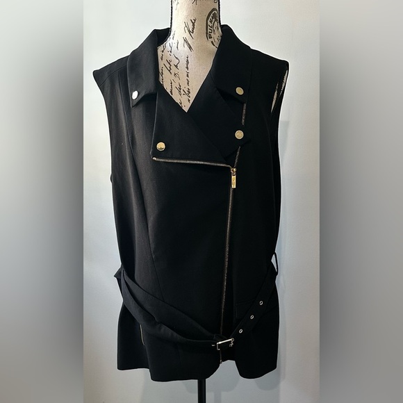 ⚫  Calvin Klein Black & Gold Vest – Size M ⚫ - Picture 2 of 15